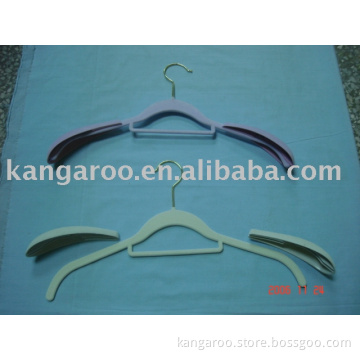 shirt flocked hangers